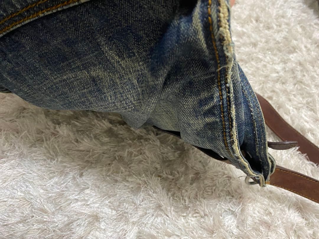 miu miu デニム　ショルダーバッグ