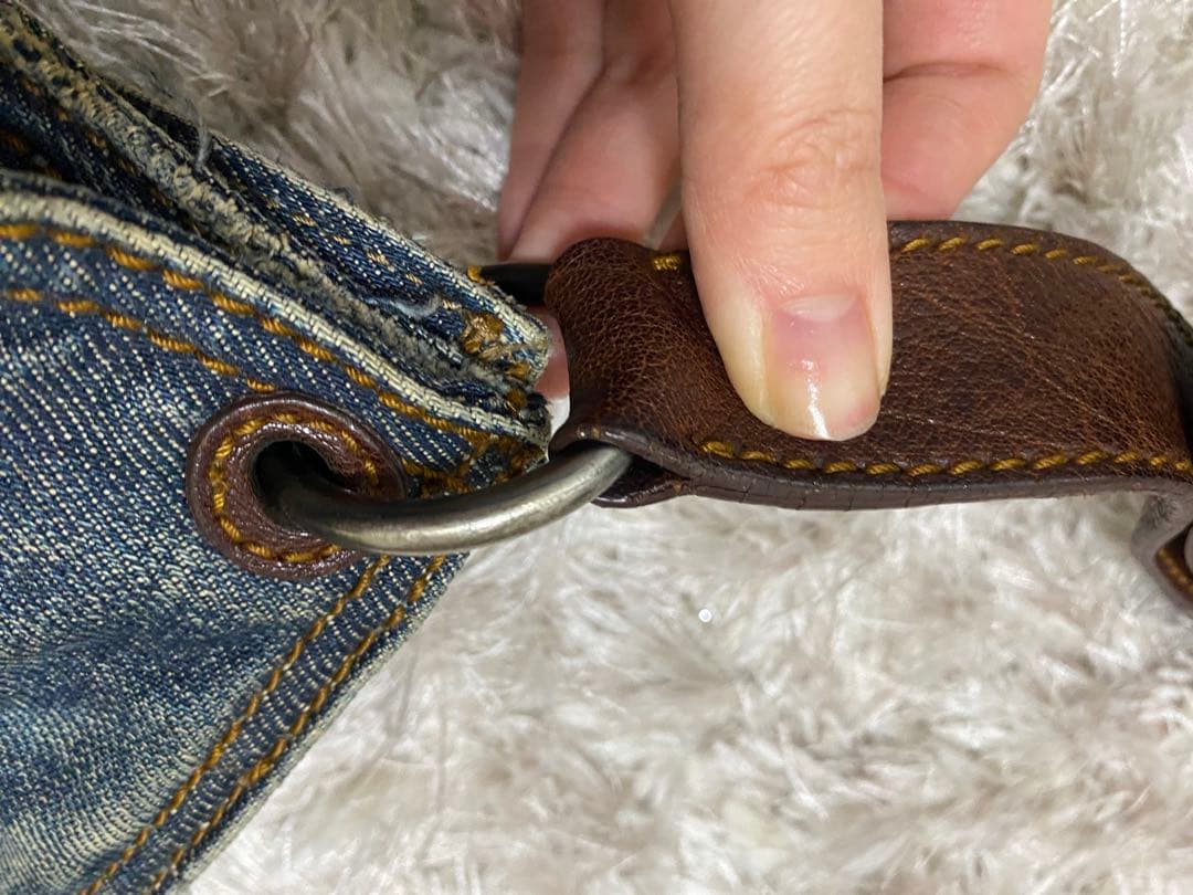 miu miu デニム　ショルダーバッグ