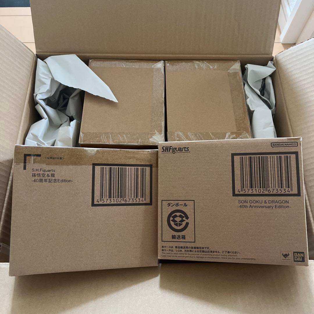 4体セットS.H.Figuarts 孫悟空＆龍 40周年記念Edition