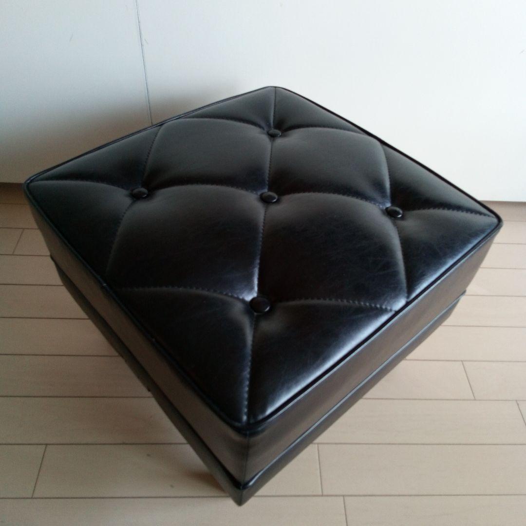 カリモク60　オットマン　スタンダードブラック　X36206