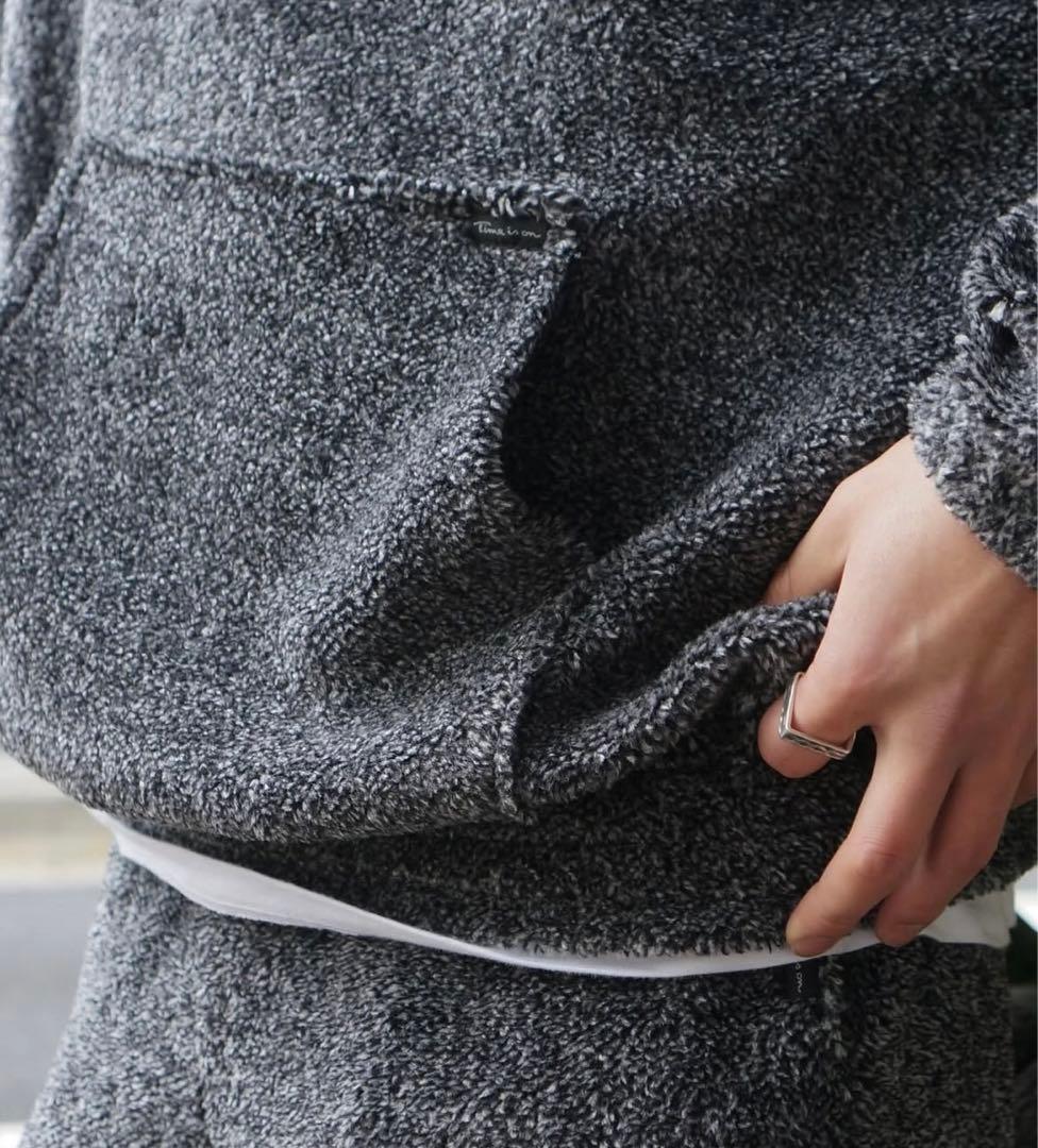 完売 Time is on コットンミックス ボアパーカー ミックス ovyz