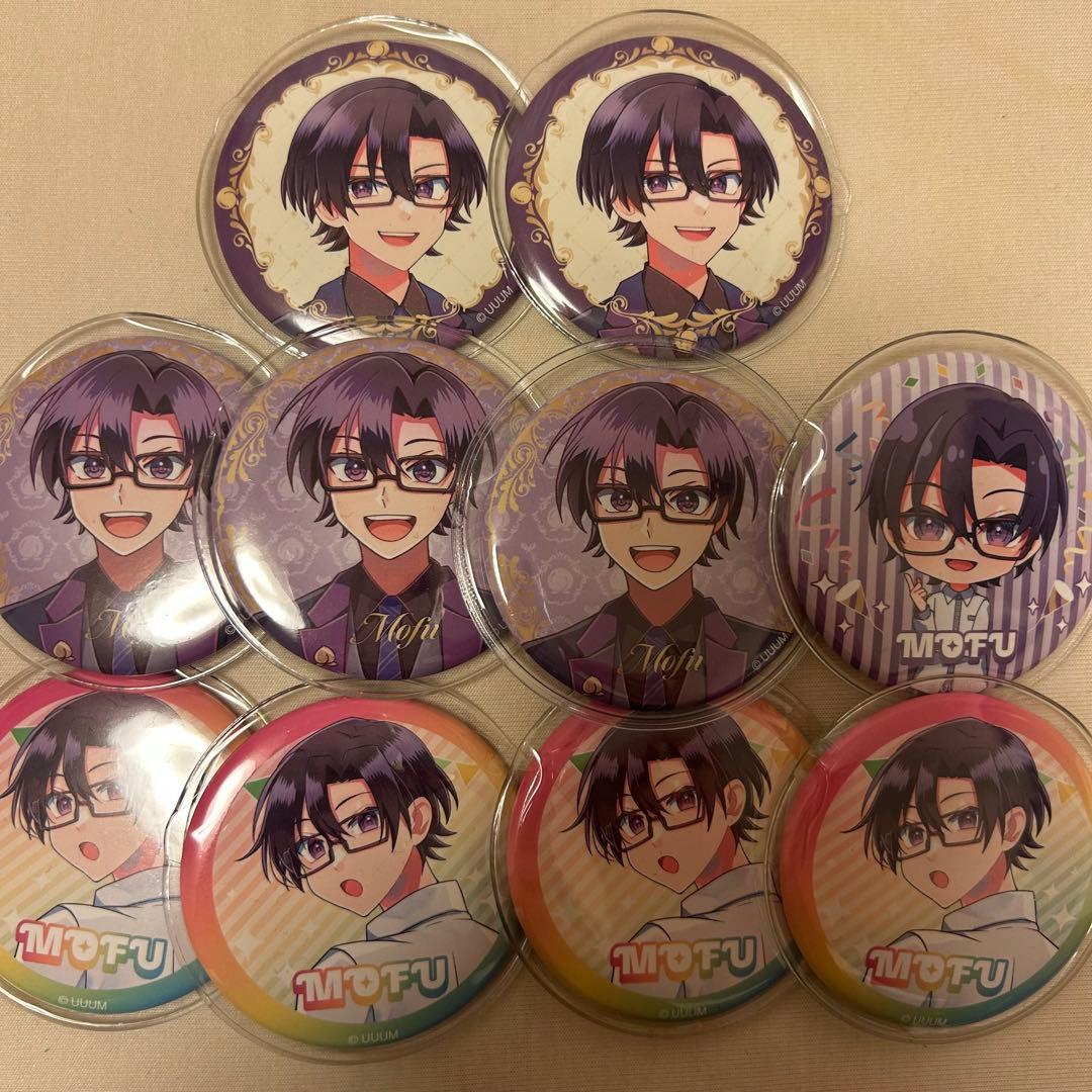 カラフルピーチ【もふ】缶バッジまとめ売り 75個