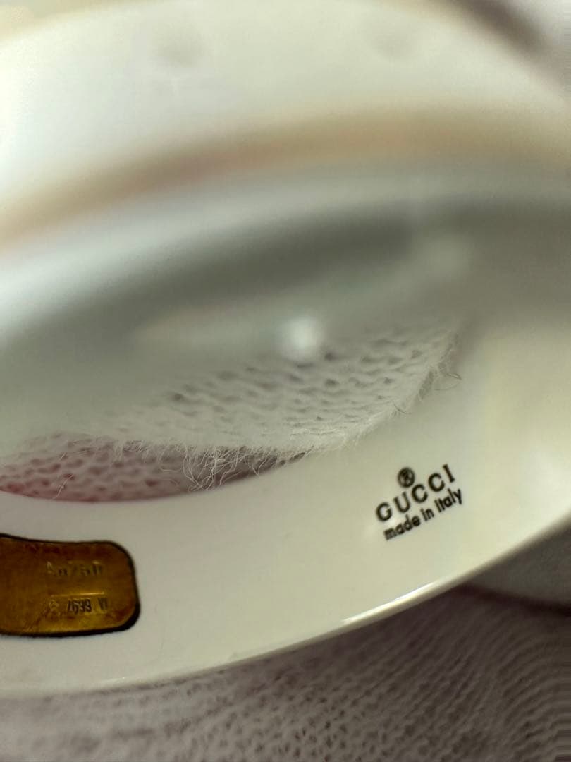 【未使用】GUCCI グッチ リング 指輪 GG ホワイト #17