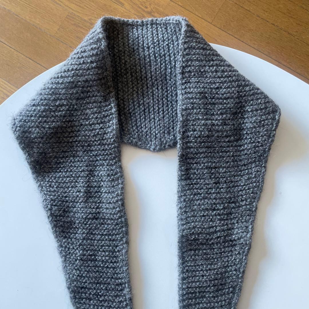 極美品】 draw drawers ニット マフラー バブーシュカ - メルカリ