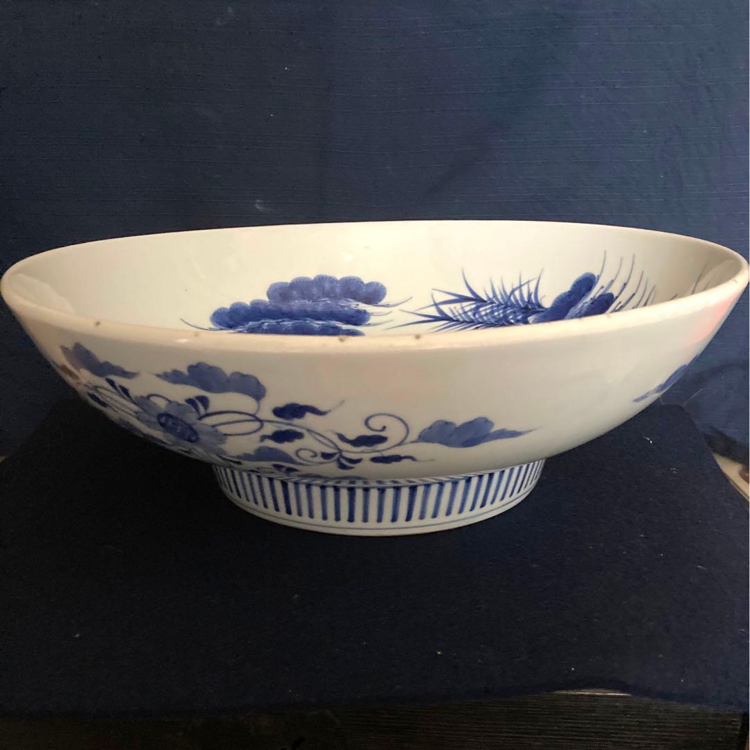 鍋島松樹紋大皿櫛高台