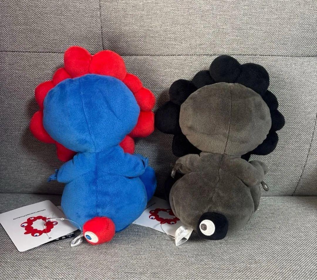 EXPO2025 ミャクミャク お手玉風ぬいぐるみ 黒 赤 S ぬいぐるみ - メルカリ