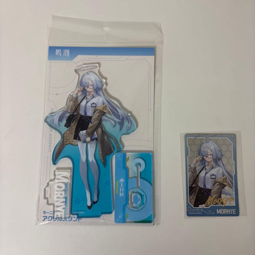 c107 鳴潮 モーニエ アクリルスタンド アクスタ チェキ風フォトカード