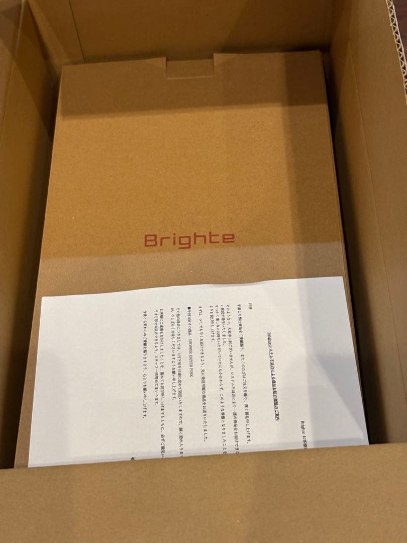 ちか　Brighte シャワードライヤー　 ピンク