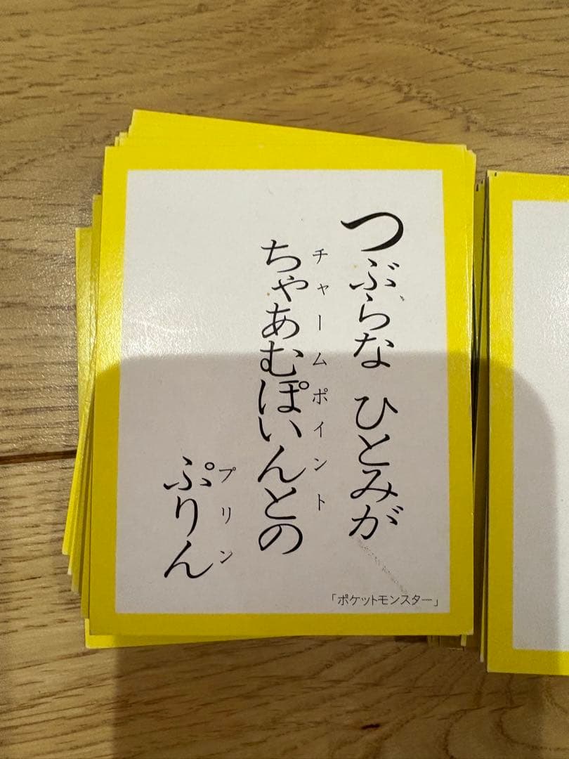 ポケットモンスター かるた　カルタ