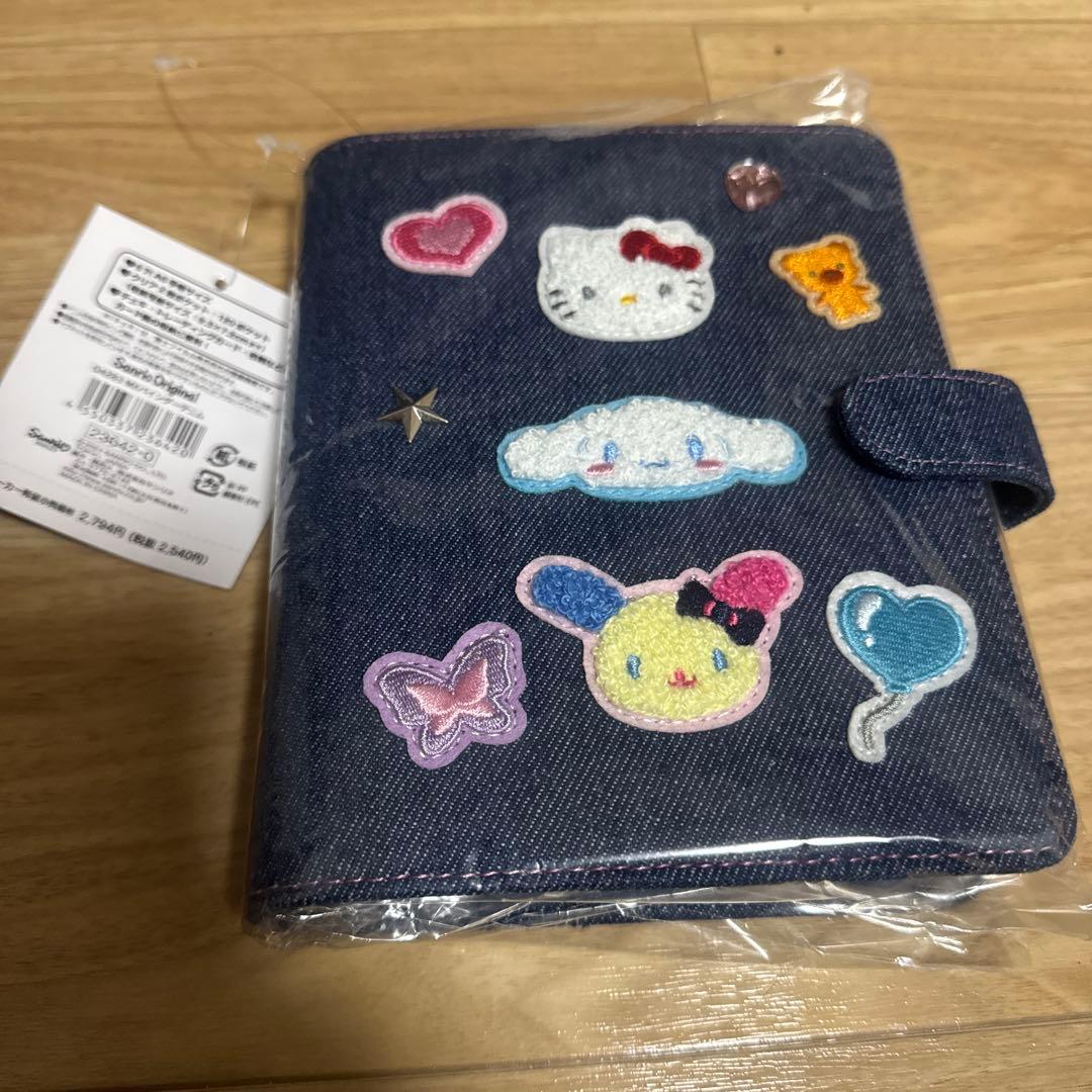 サンリオ デニムワッペン バインダー サンリオ デニムワッペン