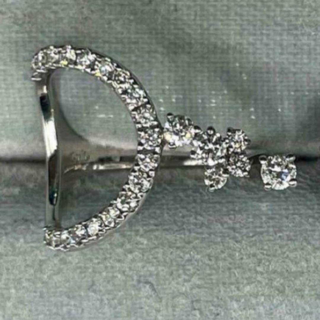 天然ダイヤモンド0.40ct ピンキーリング