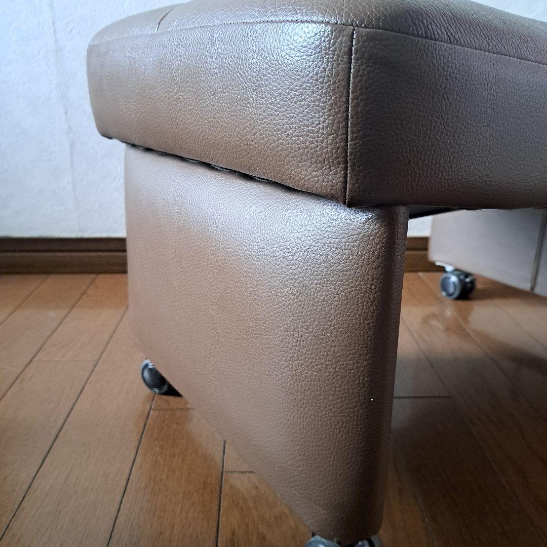 【良品】カリモクkarimokuオットマン スツールXU4206 ブラウン