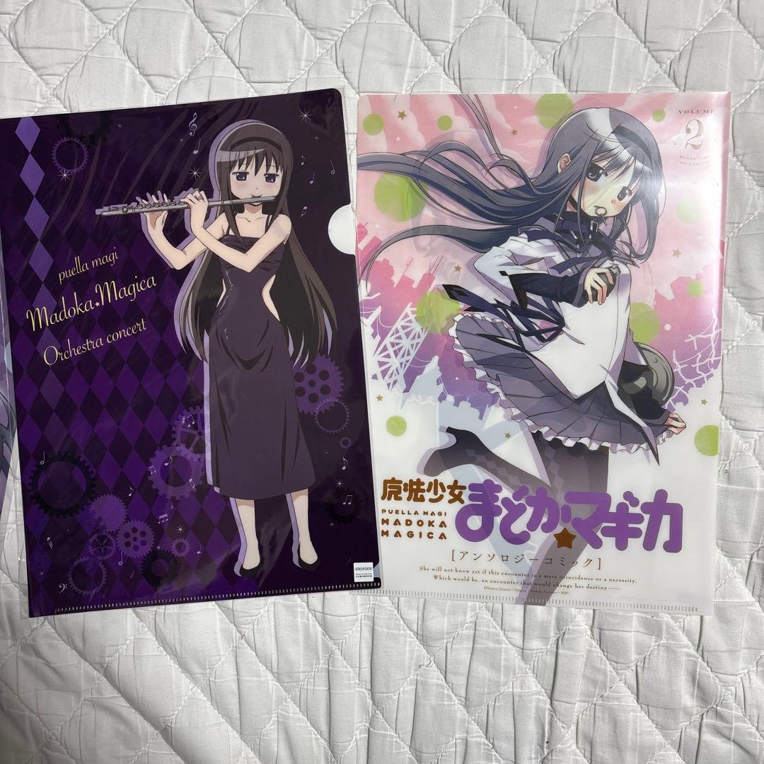 魔法少女まどかマギカ　暁美ほむらまとめ売　クリアファイル、アクスタ、タペストリ等