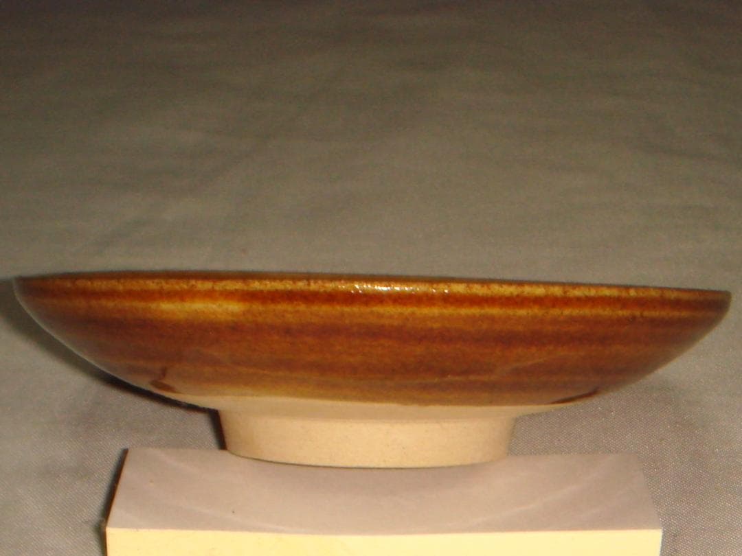 茶道具　大樋飴釉酒盃　大樋年郎（後１０代長左衛門）　裏千家初釜記念福盃　骨董！！