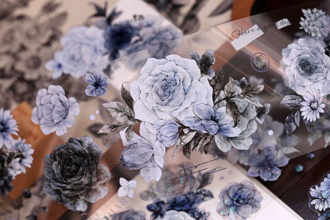 ⭐️SALE⭐️ 小白家文創《岚烟》海外マスキングテープ　マステ 【2505】