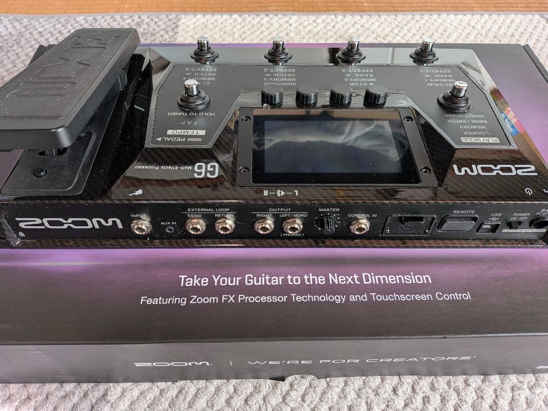 ともし　ZOOM G6 ギターエフェクター BTA-1付属