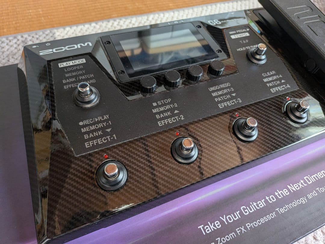 ともし　ZOOM G6 ギターエフェクター BTA-1付属