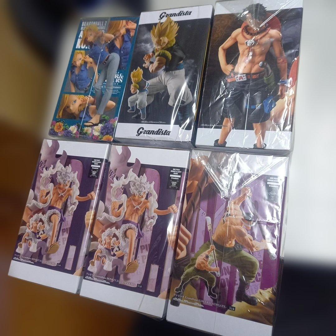 Grandista他、ワンピース&ドラゴンボール フィギュア6体セット