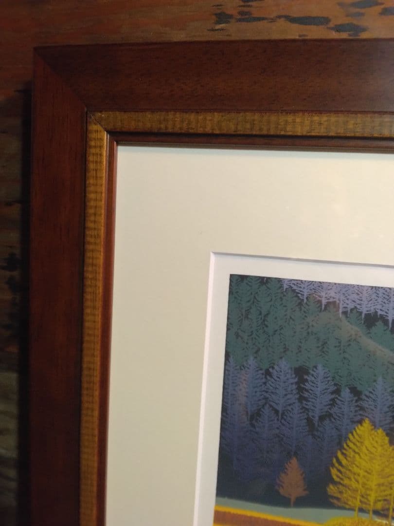 シルクスクリーン 版画 小暮真望「錦織の調べ」 限定500部 直筆サイン 裏書