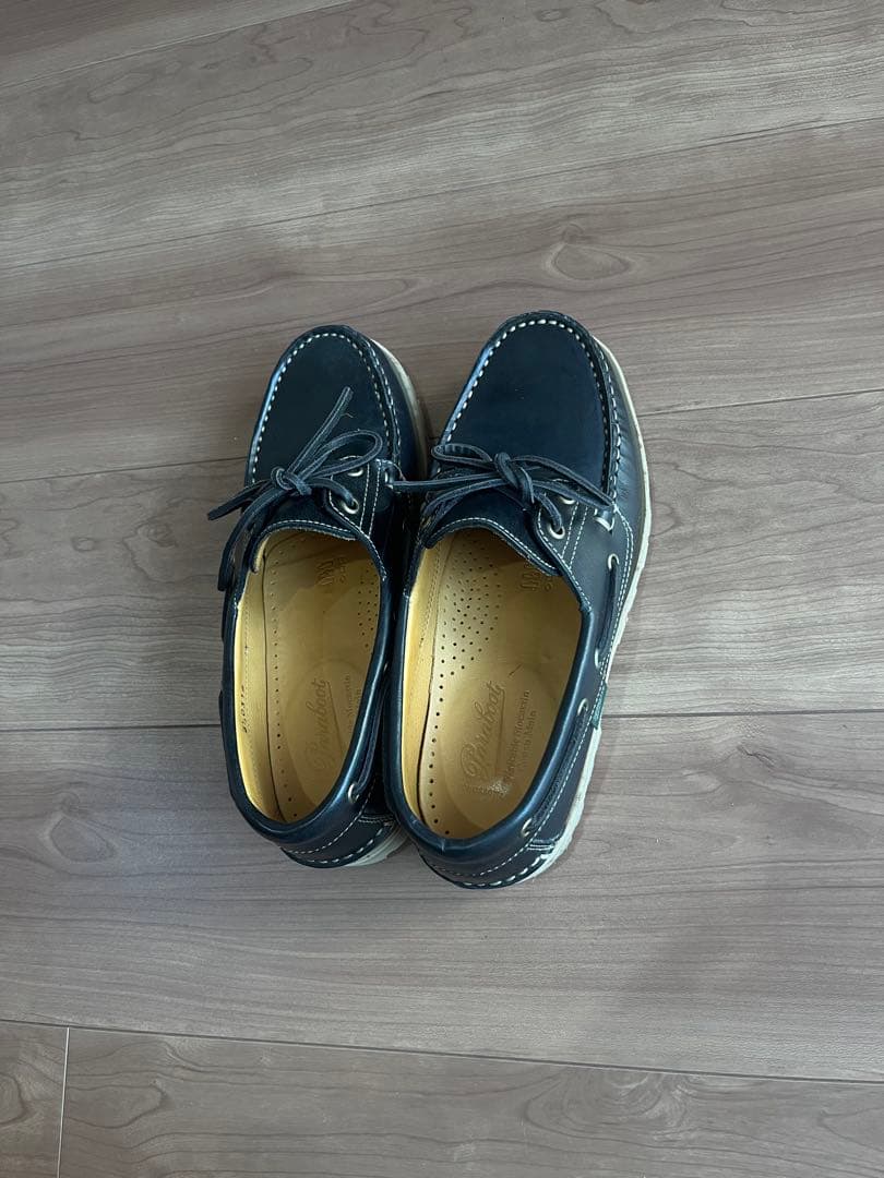 Paraboot TOMORROWLANDレザー デッキシューズ サイズ6.5