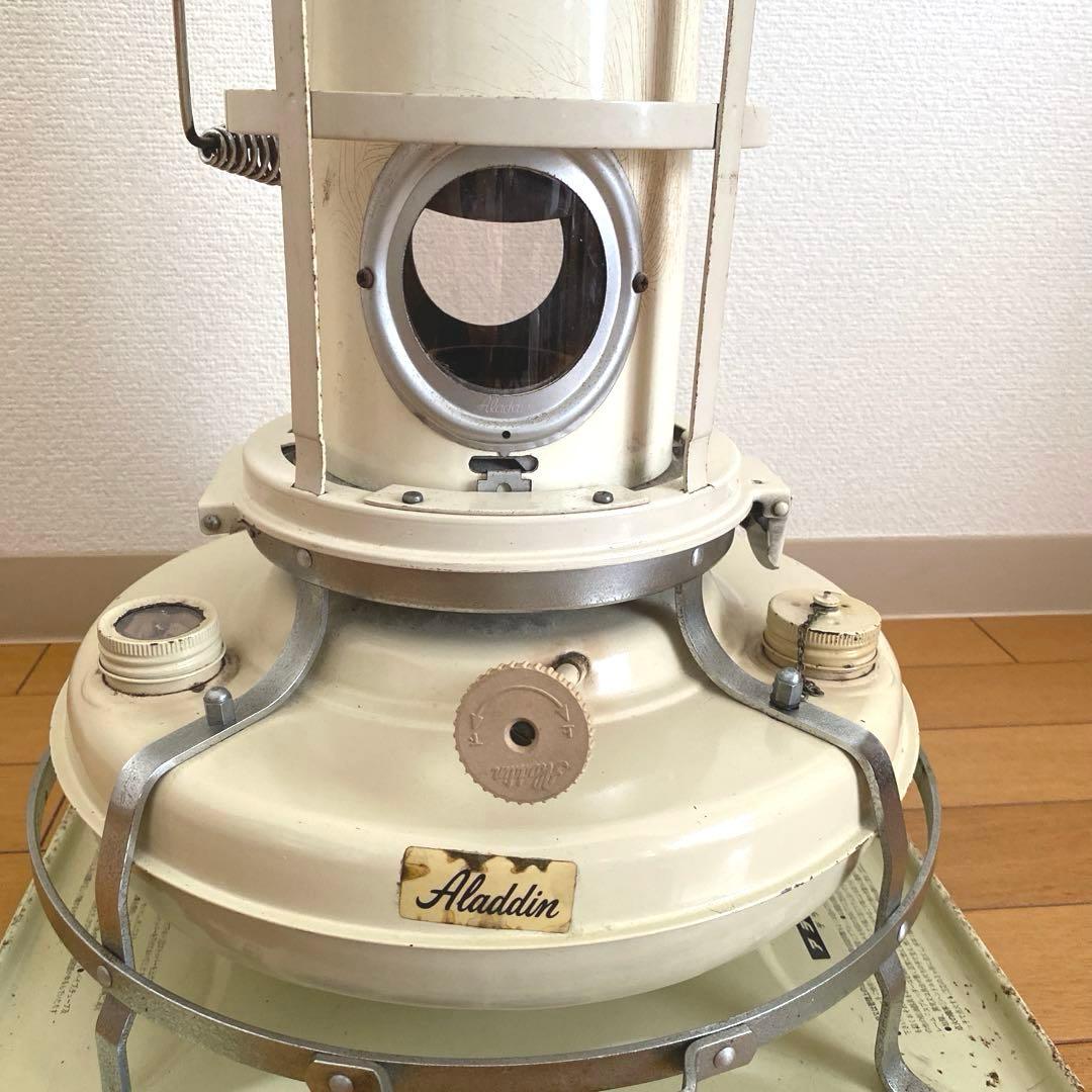 アンティークAladdin アラジン 石油ストーブ ブルーフレーム クリーム色