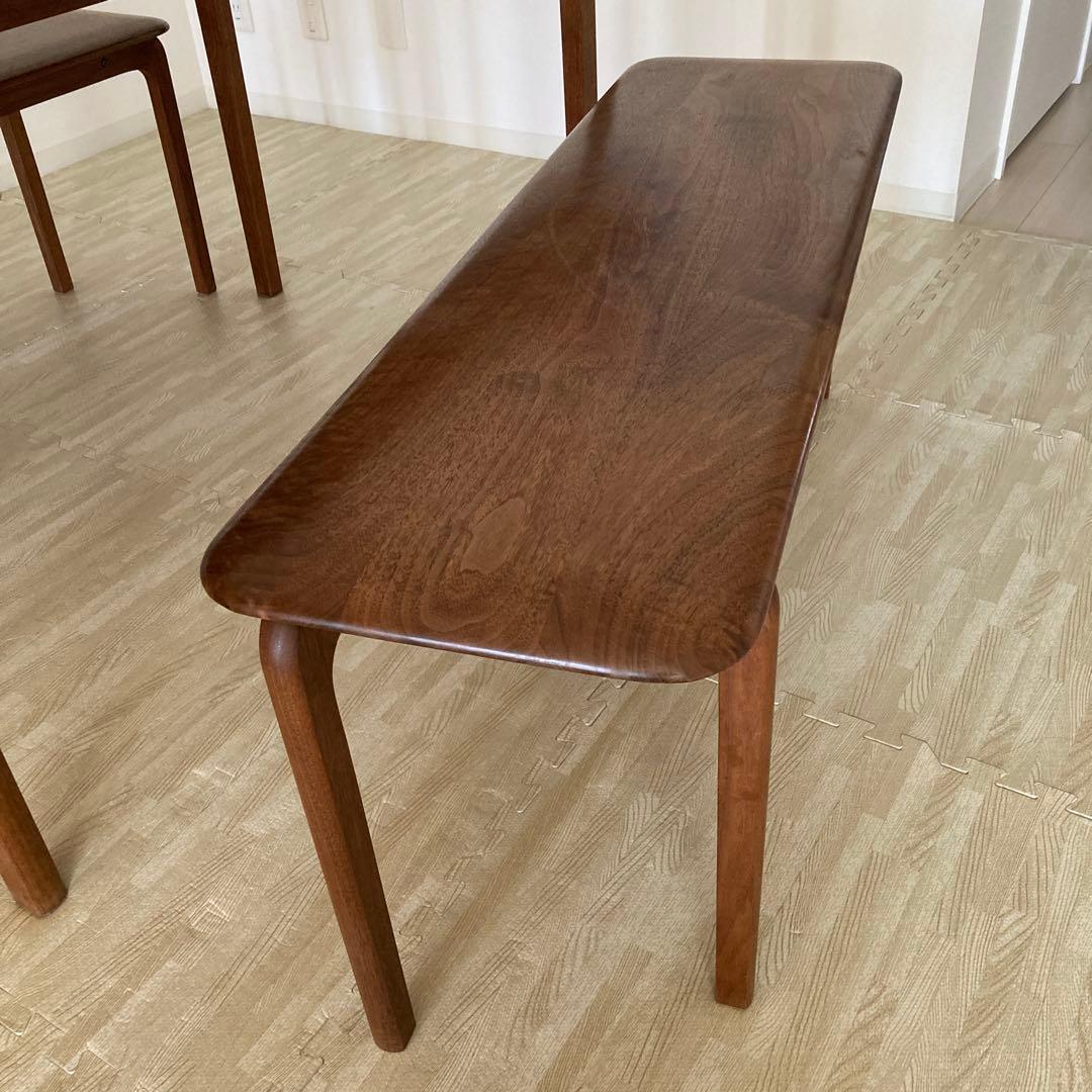 柊⭐︎ダイニングテーブルセット/家具の里/ウォールナット風