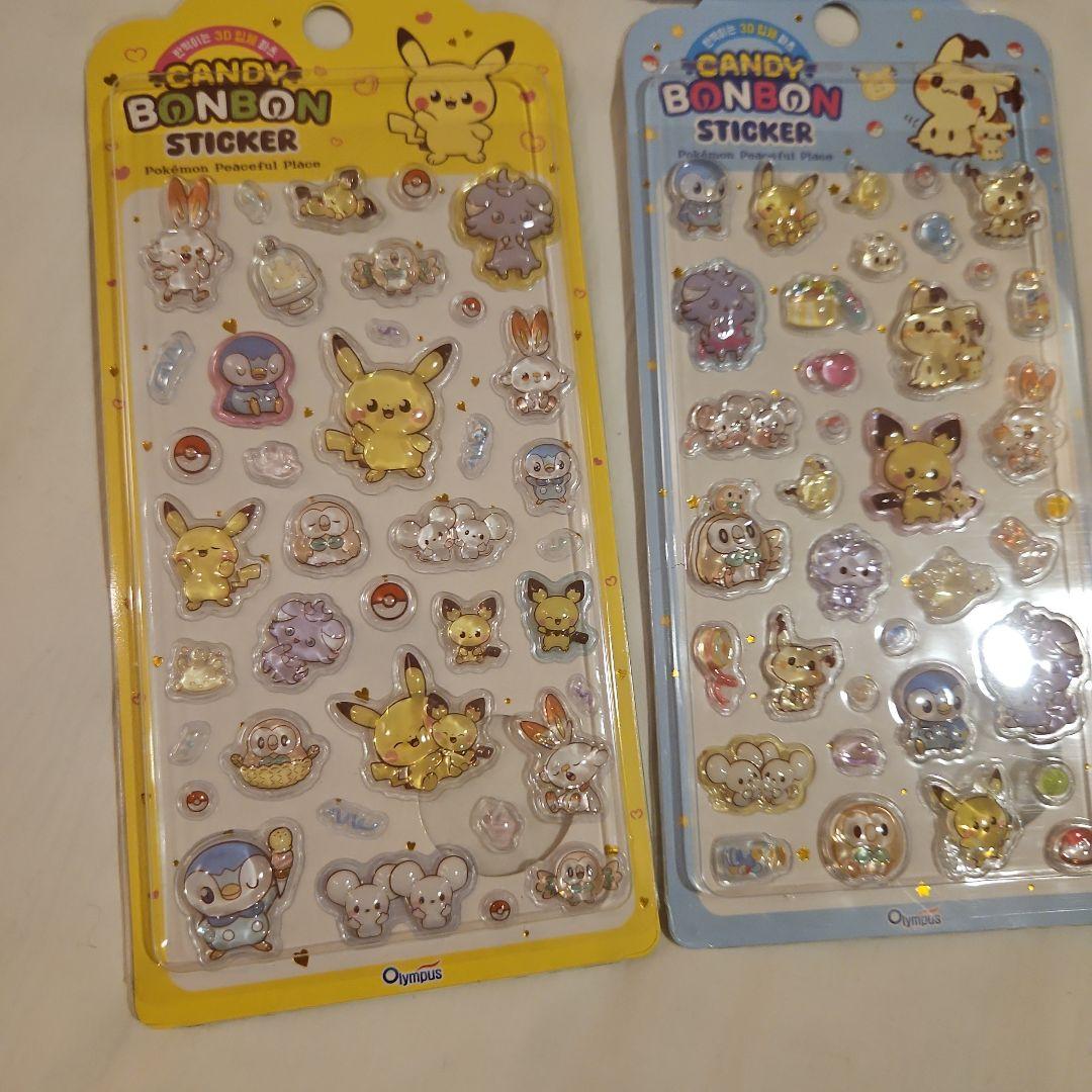 4枚 ポケモン ボンボンドロップ シール 韓国限定 正規品 - メルカリ