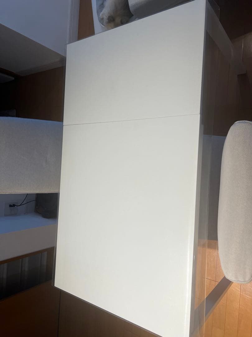 IKEA ホワイト 長方形 ダイニングテーブル