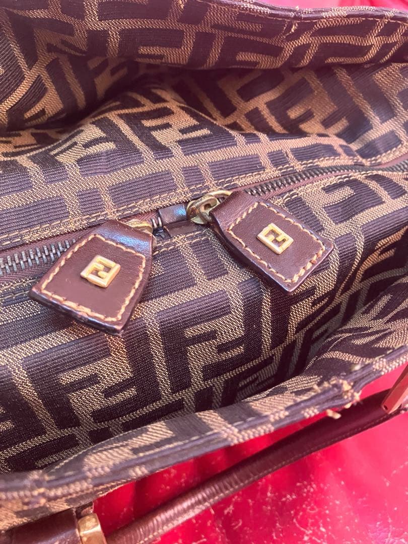 美品　FENDI ズッカ柄　2way ショルダーバッグ　フェンディ