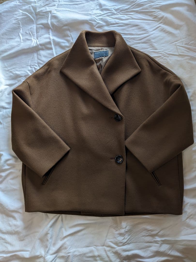 NOBLEノーブル MANTECOオーバーショートコート NOBLE MANTECOオーバー