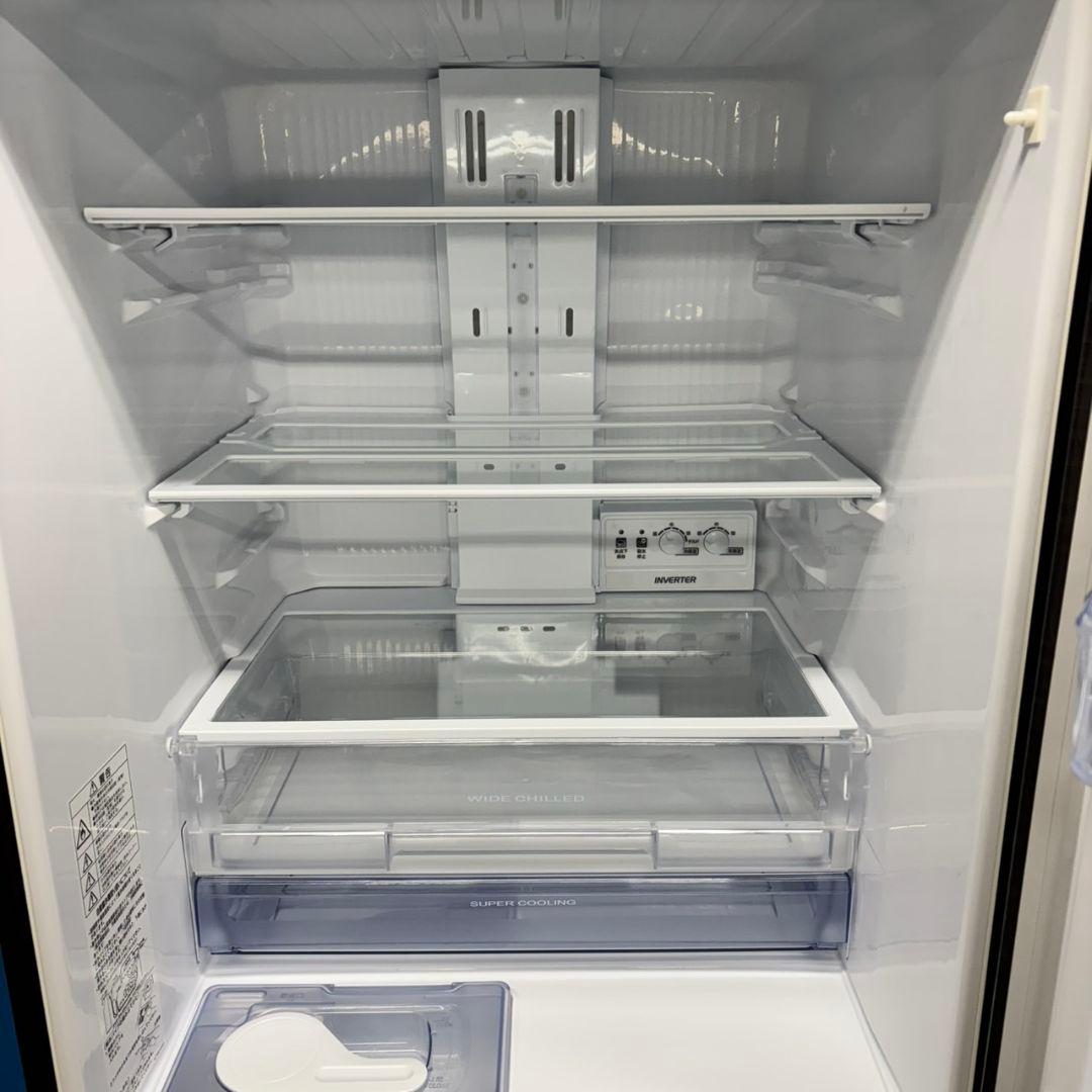 524 冷蔵庫　大型　300L〜400L 右開き　木目調　自動製氷機　極美品