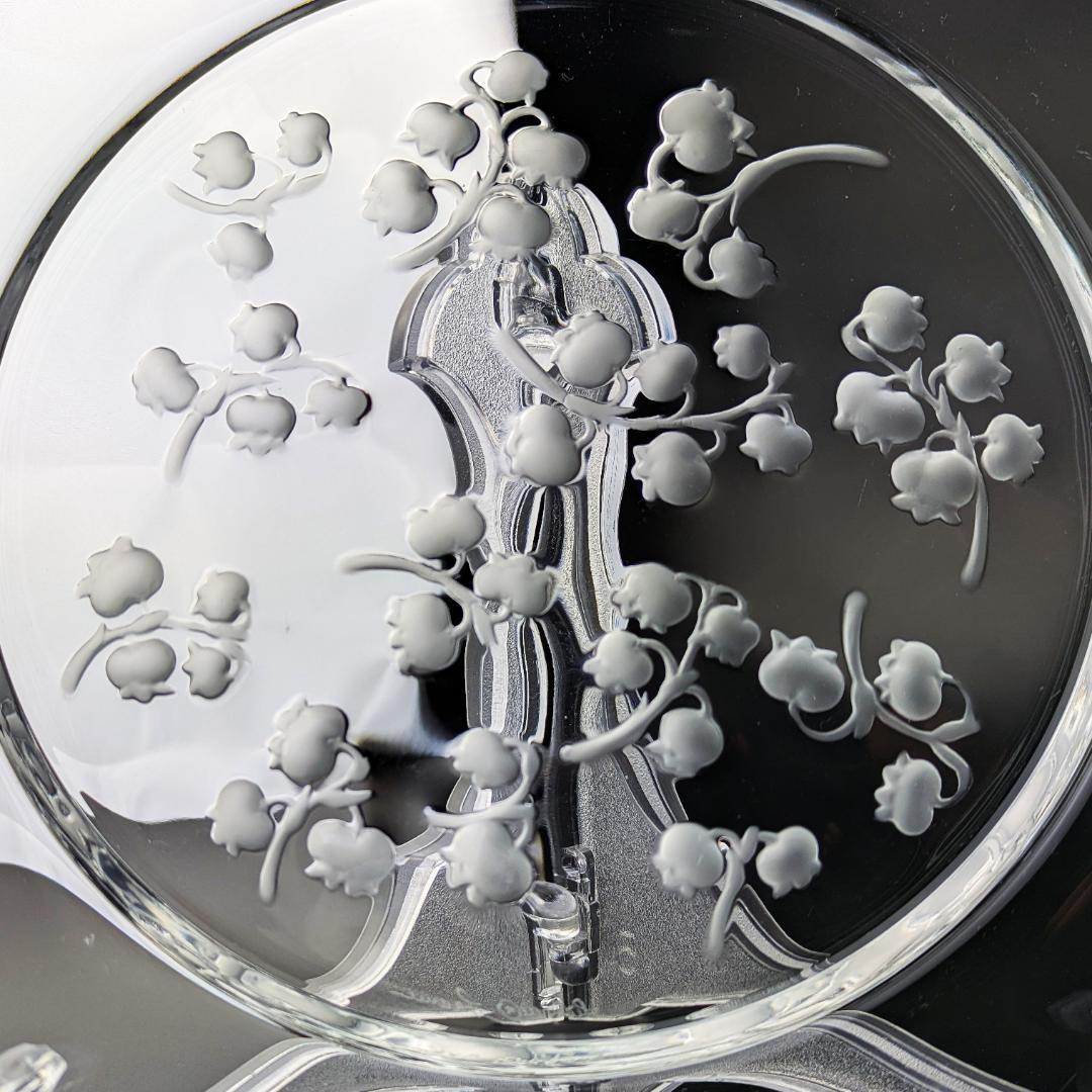 すずらん ころころ☆ラリック フランス ビンテージ 21㎝皿 muguet Bの