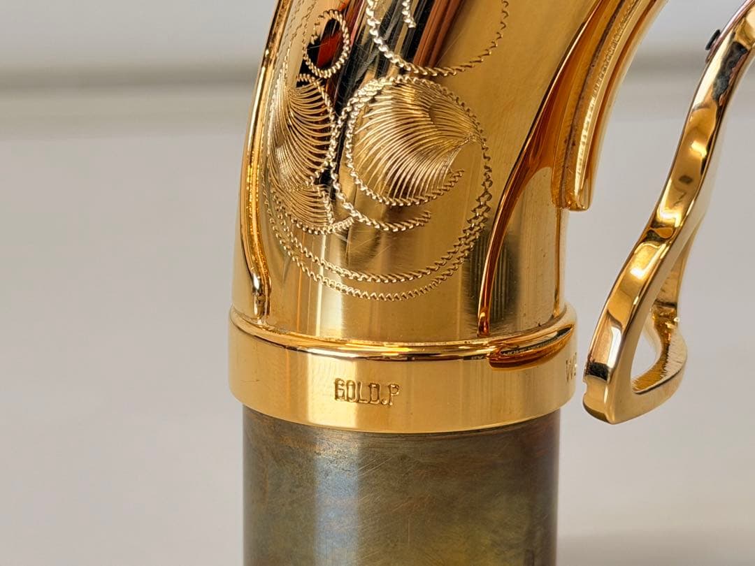 Yanagisawa ヤナギサワ　テナーサックス用ネック　TW2-GP 彫刻入り