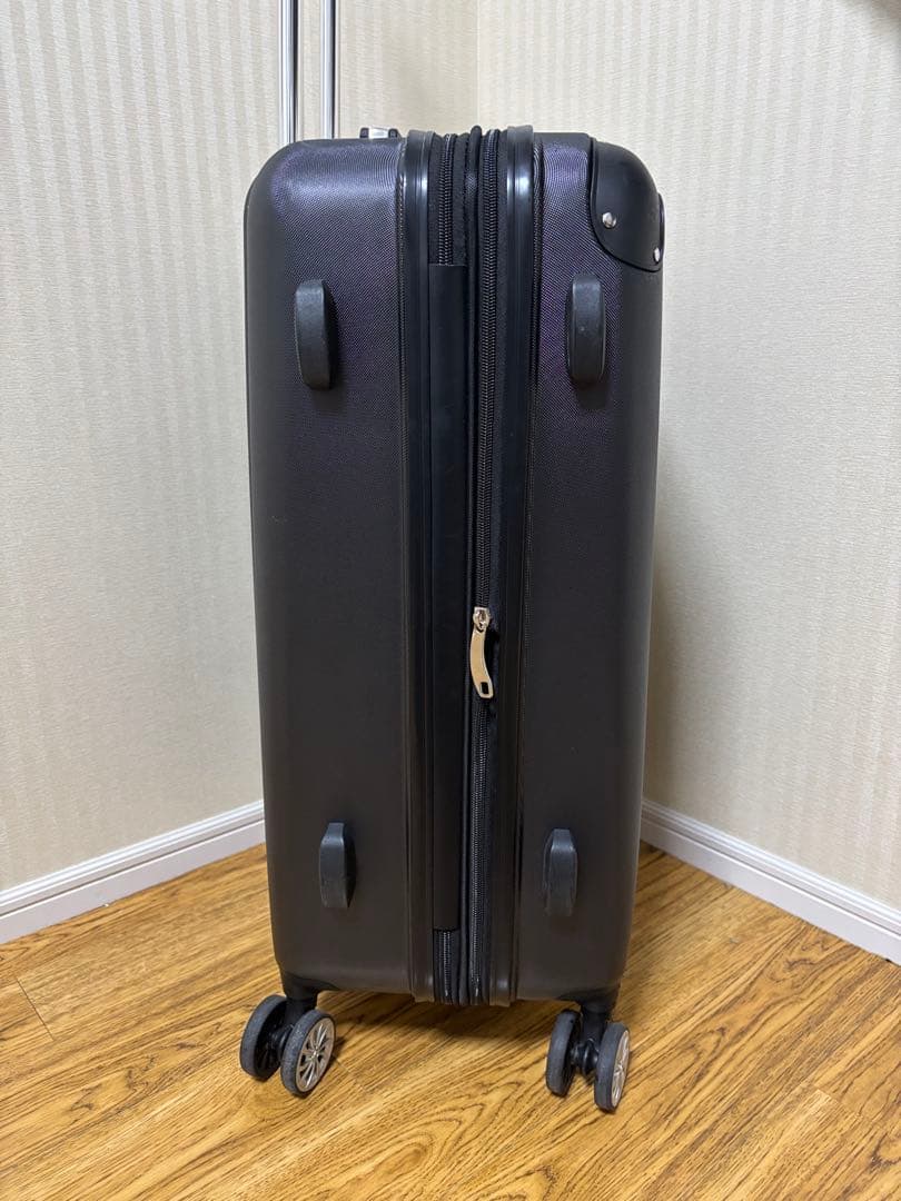 TRAVELIGHT ブラック ストライプ キャリーケース 4輪 バッグ