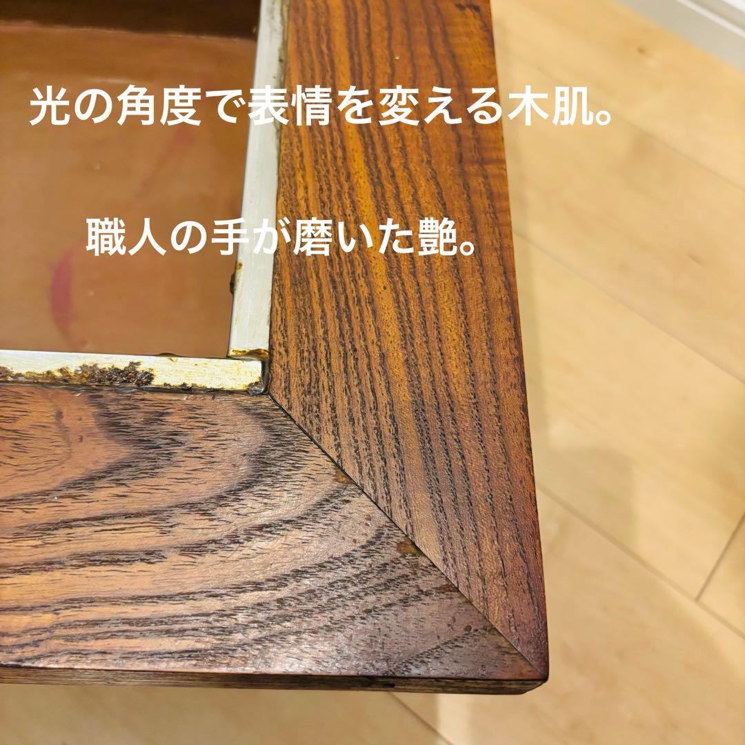 大正浪漫 和製アンティーク 火鉢 囲炉裏 櫻無垢 職人手作り 古民家