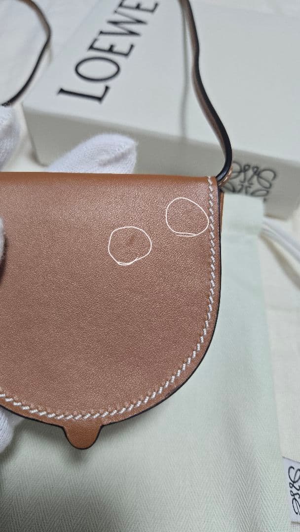 ロエベ　ヒールポーチ　ミニ