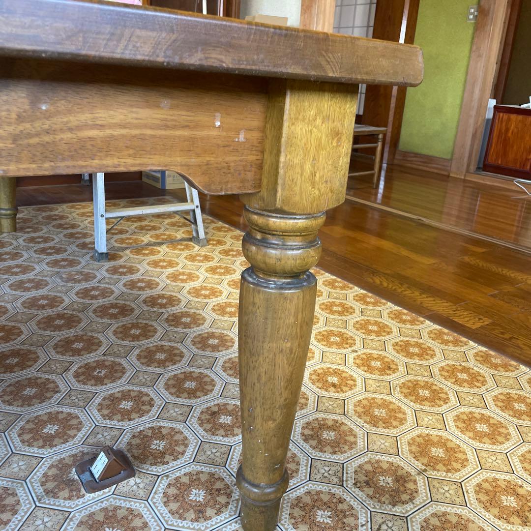 アンティーク　ダイニングテーブル　机