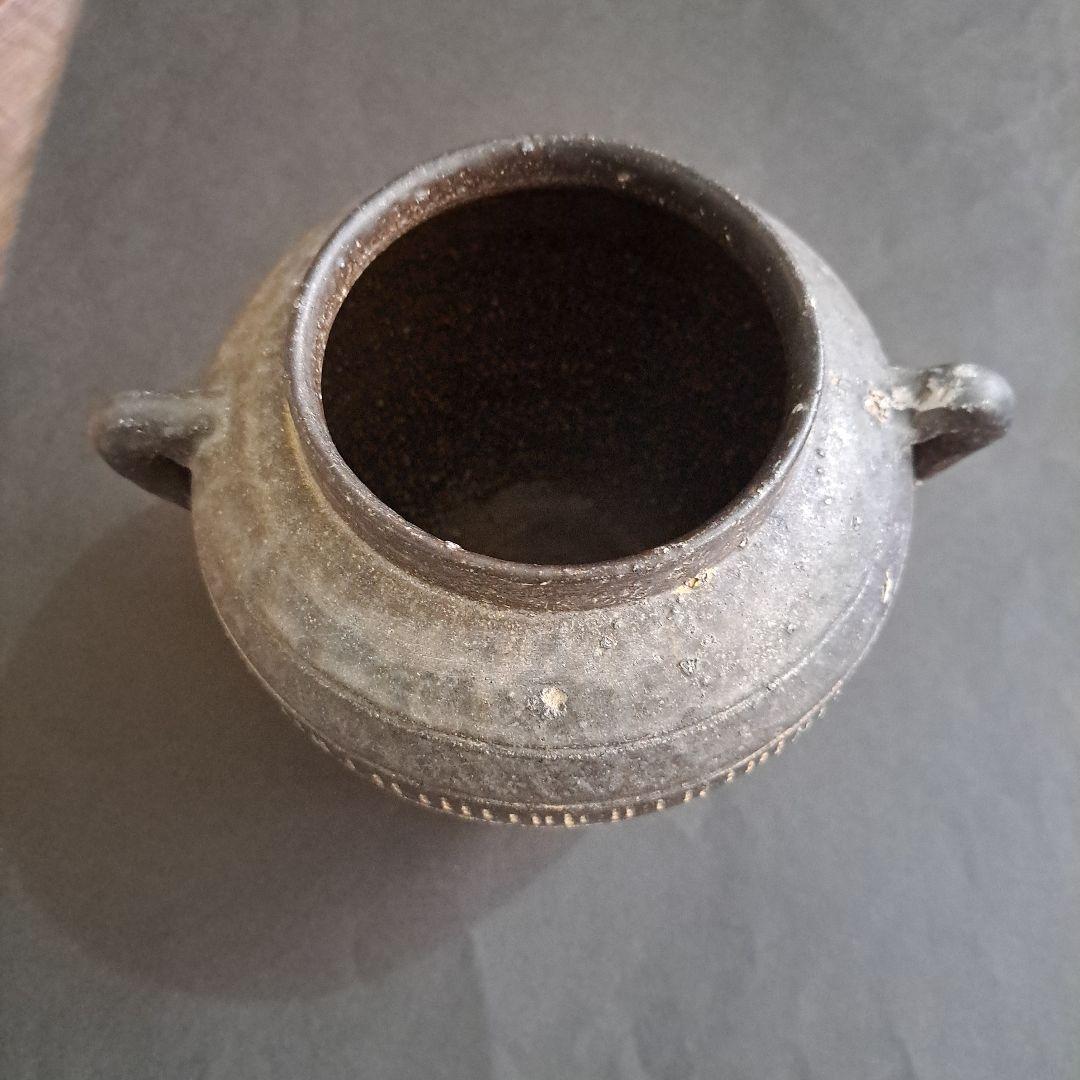 古代土器　　双耳壷　　押形多様図