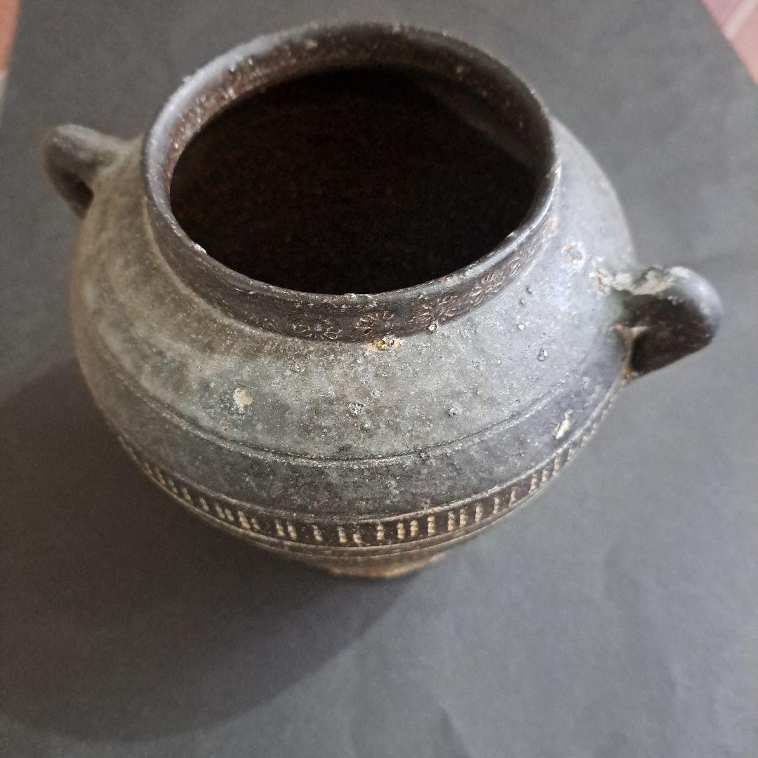 古代土器　　双耳壷　　押形多様図