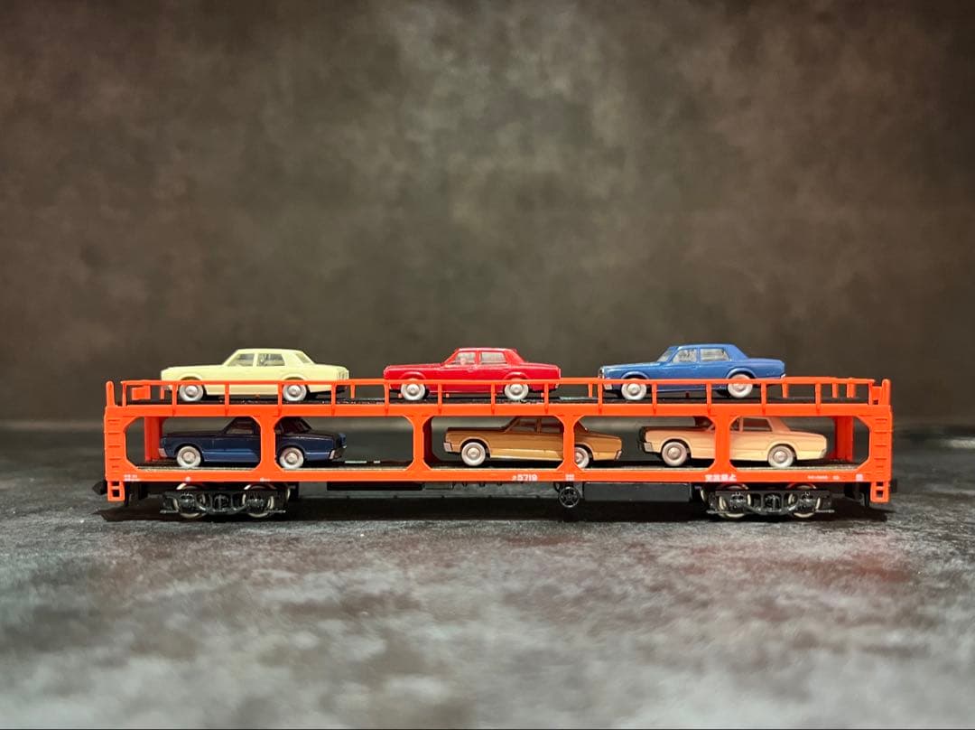 TOMIX EF-66 電気機関車 2両セット　自動車輸送用トレーラー2両セット