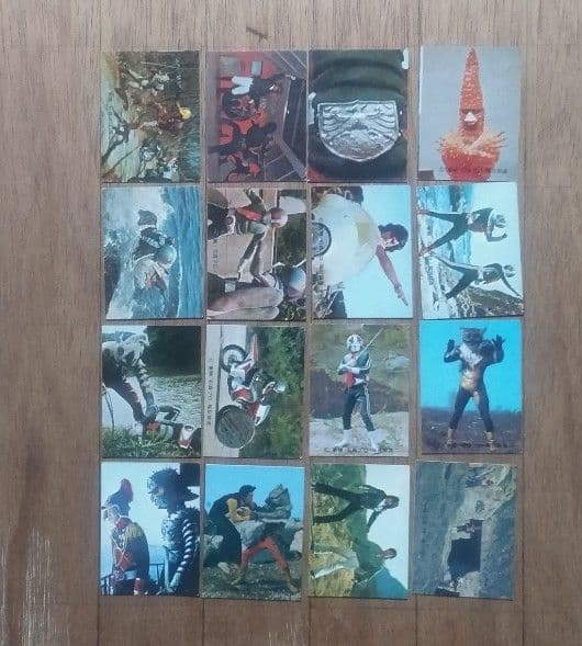 フェニキア人昭和 旧カルビー仮面ライダー カード 16枚セット①〜⑩セット