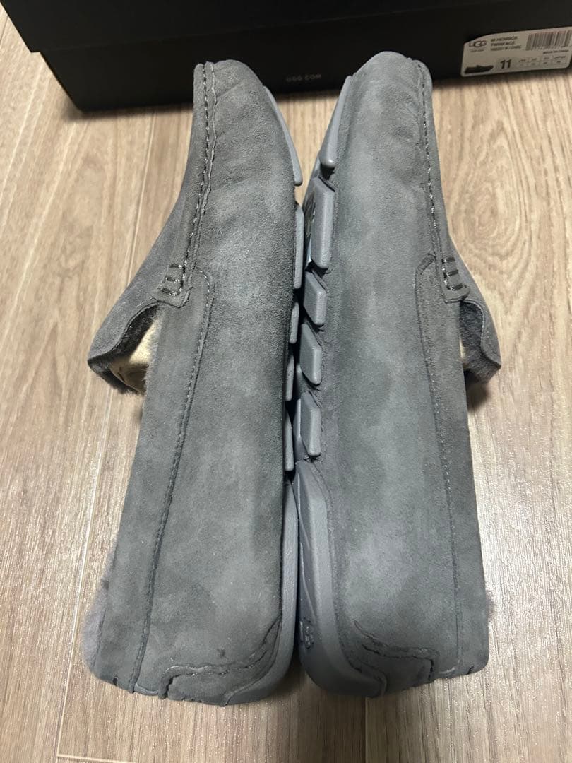 正規品 UGG アグ グレー モカシン M HENRICK TWINFACE