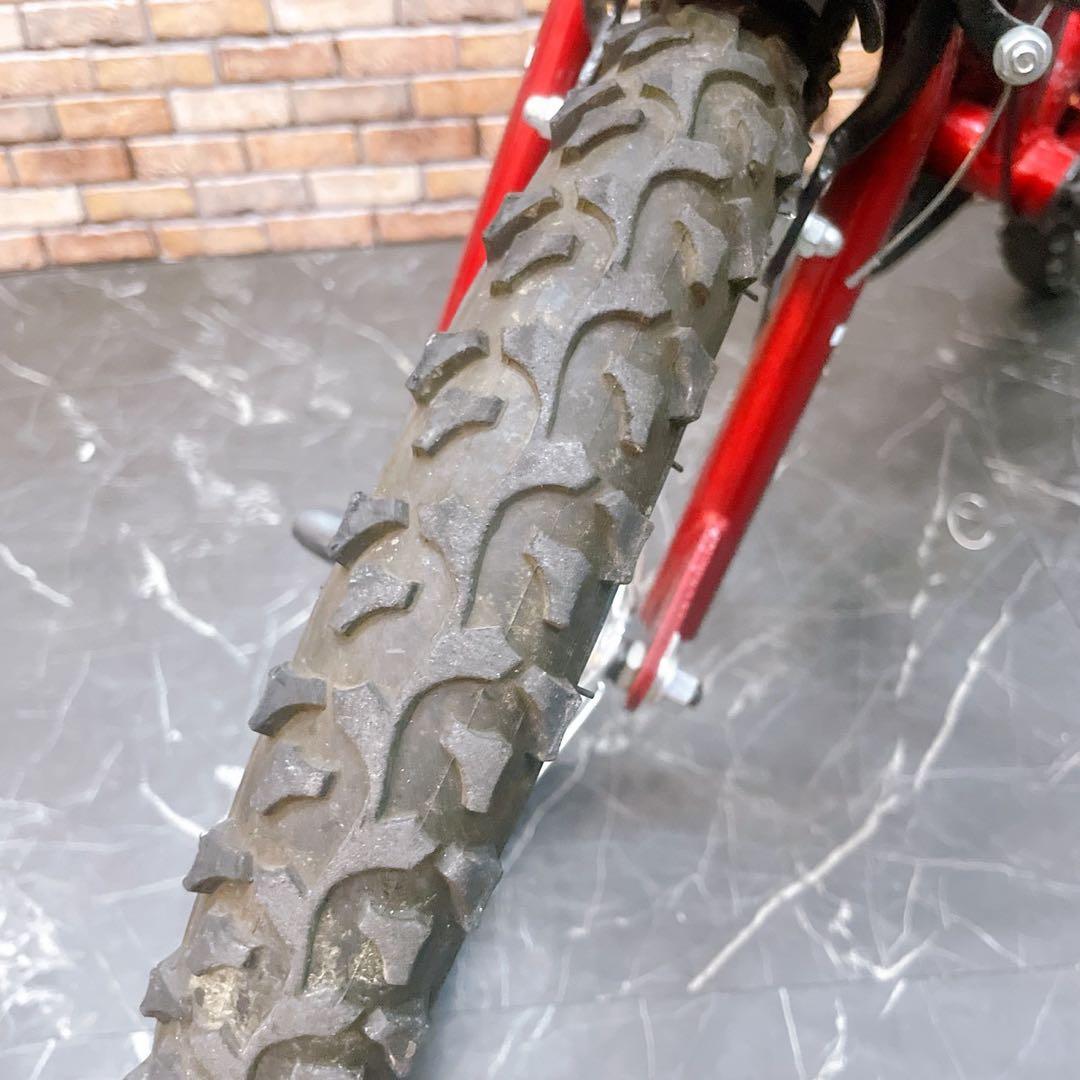 33】引き取り価格 子供車 Jeep レッド 16インチ シングル