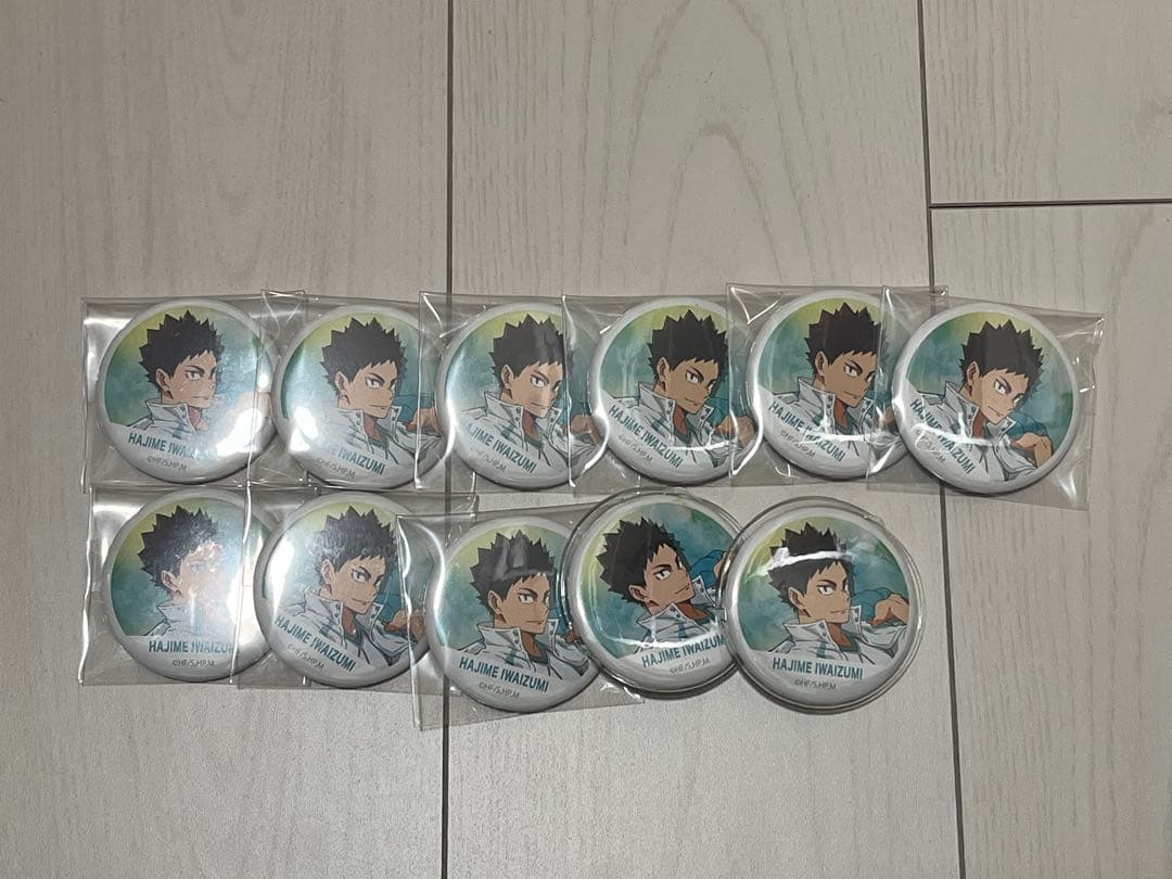 ハイキュー 岩泉一 横断幕 缶バッジ 痛バッグ