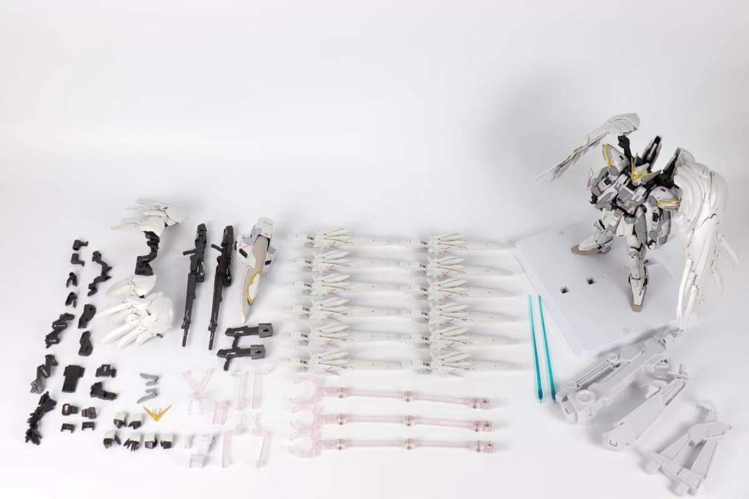 海外版 MG ウイングガンダム スノーホワイトプレリュード 未組立 合金フレーム