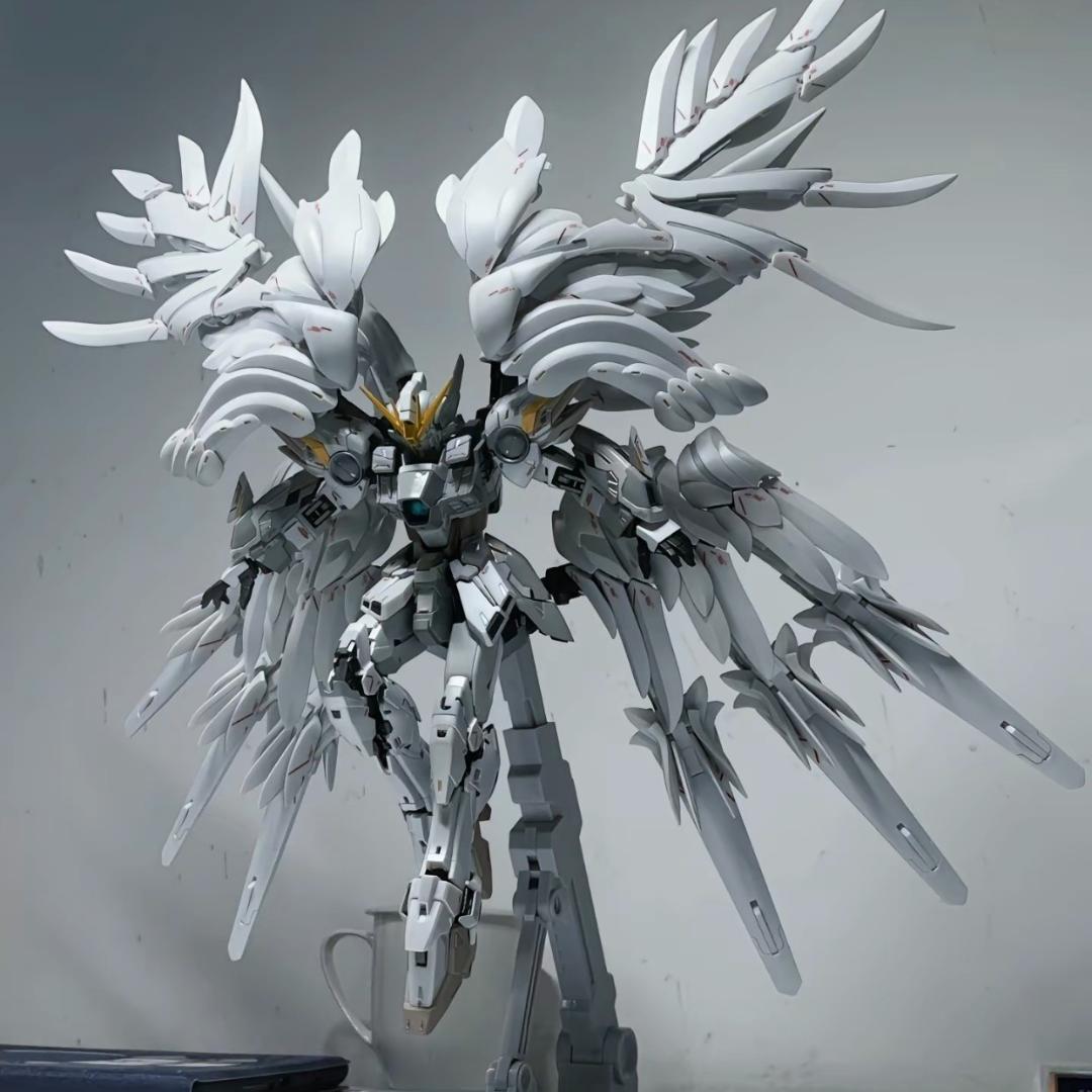 海外版 MG ウイングガンダム スノーホワイトプレリュード 未組立 合金フレーム