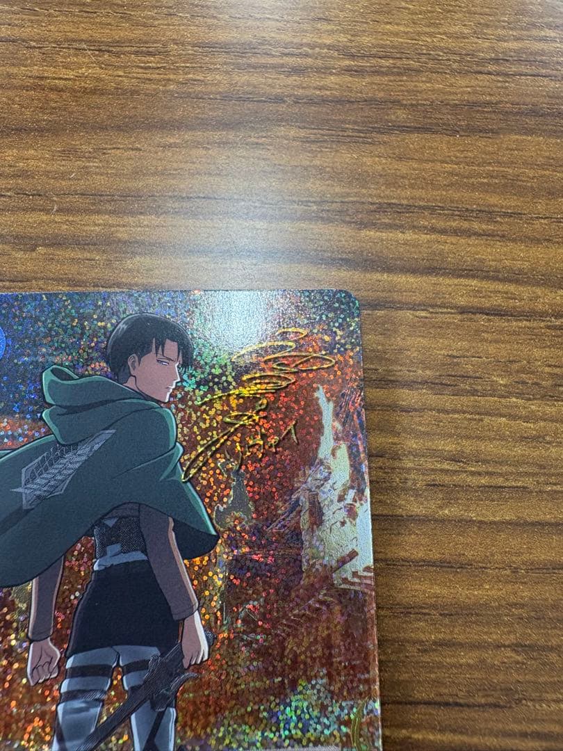 進撃の巨人 リヴァイ 人類最強リヴァイ ジーククローネ GSS サイン カード