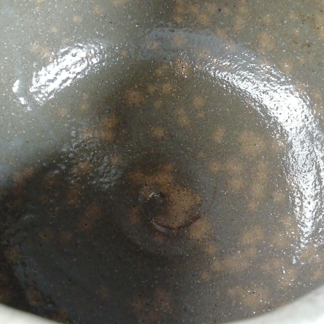 W117 水指 『粉引水指』『奥村考山 造』 共箱 茶道具 茶道具 水指