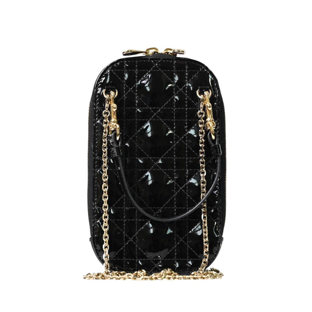 【新品同様】ディオール　カロ　 ブラック ショルダーバッグ　トート　ハンド　黒