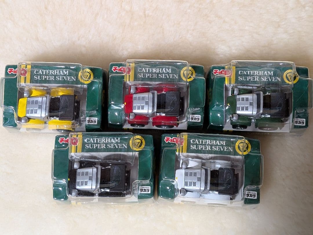CATERHAM SUPER SEVEN チョロQ　フルカラー 5台セット